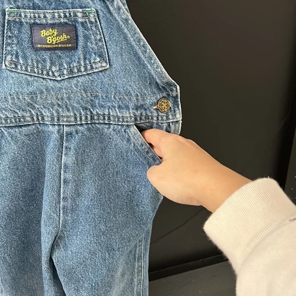 Vintage Baby‎ b gosh Vestbak denim Overall. Size 18mo